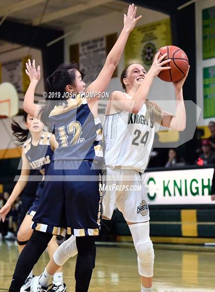 Thumbnail 2 in Ontario Christian vs. Rowland photogallery.