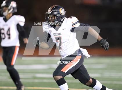 Thumbnail 3 in Central @ Oak Ridge (CIF NorCal Division 1-AA Regional Playoff) photogallery.