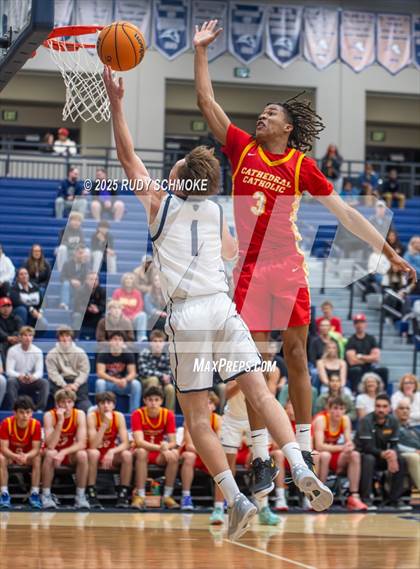 Thumbnail 2 in Cathedral Catholic @ San Marcos (CIF SDS Open DIvision Quarterfinal Game) photogallery.