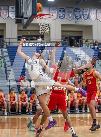 Thumbnail 3 in Cathedral Catholic @ San Marcos (CIF SDS Open DIvision Quarterfinal Game) photogallery.