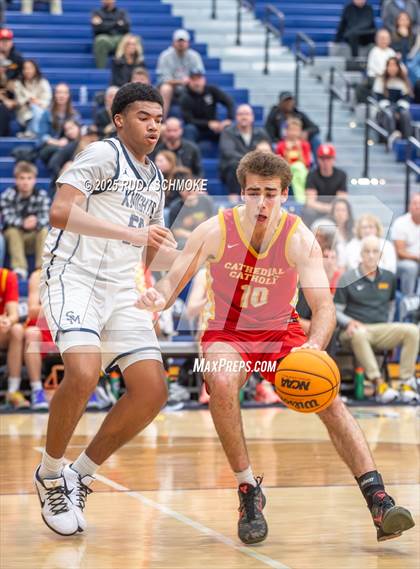Thumbnail 1 in Cathedral Catholic @ San Marcos (CIF SDS Open DIvision Quarterfinal Game) photogallery.