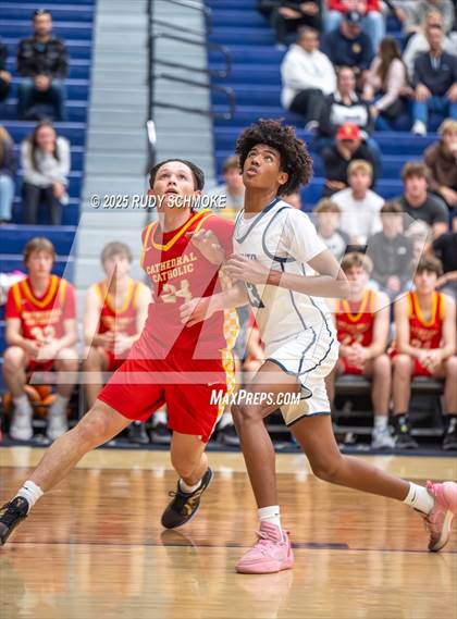 Thumbnail 1 in Cathedral Catholic @ San Marcos (CIF SDS Open DIvision Quarterfinal Game) photogallery.