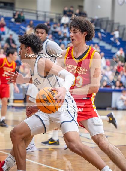 Thumbnail 3 in Cathedral Catholic @ San Marcos (CIF SDS Open DIvision Quarterfinal Game) photogallery.