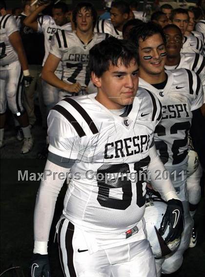 Thumbnail 2 in Los Alamitos vs. Crespi (CIF SS Playoffs) photogallery.