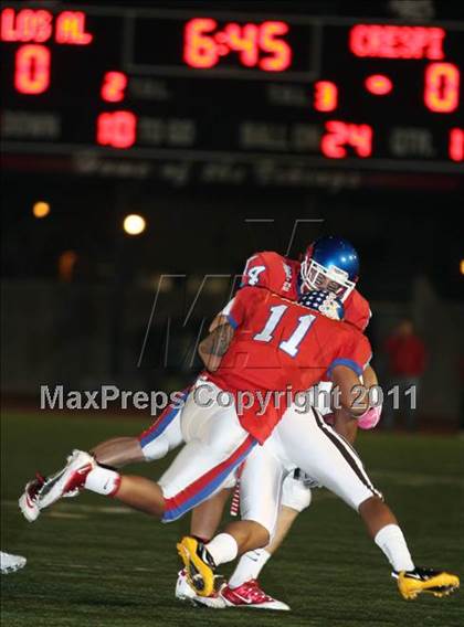 Thumbnail 3 in Los Alamitos vs. Crespi (CIF SS Playoffs) photogallery.