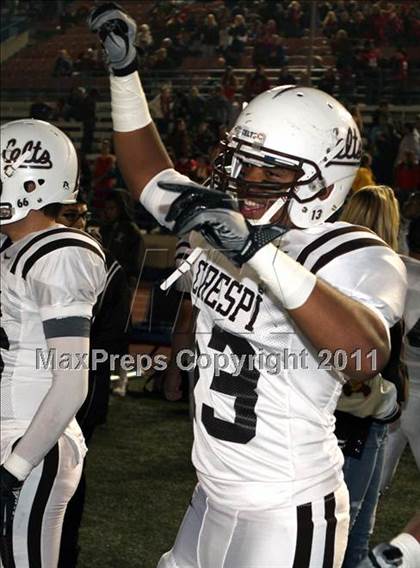 Thumbnail 1 in Los Alamitos vs. Crespi (CIF SS Playoffs) photogallery.