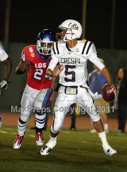 Thumbnail 3 in Los Alamitos vs. Crespi (CIF SS Playoffs) photogallery.