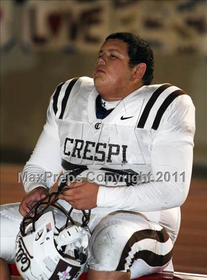 Thumbnail 3 in Los Alamitos vs. Crespi (CIF SS Playoffs) photogallery.
