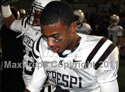 Thumbnail 3 in Los Alamitos vs. Crespi (CIF SS Playoffs) photogallery.