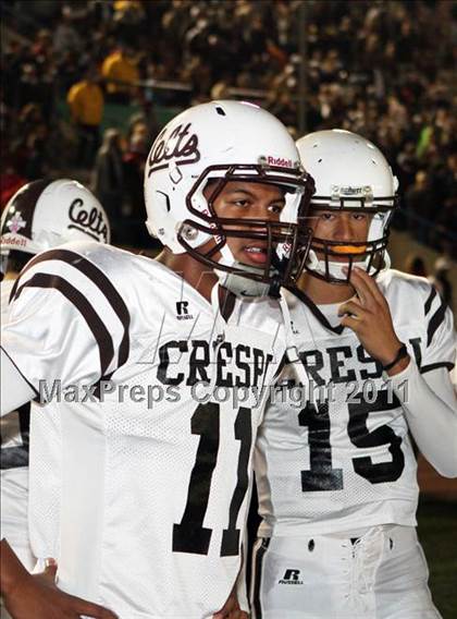 Thumbnail 1 in Los Alamitos vs. Crespi (CIF SS Playoffs) photogallery.