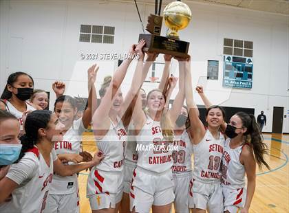 Thumbnail 3 in Salpointe Catholic vs. Seton Catholic (AIA 4A Final - Awards) photogallery.