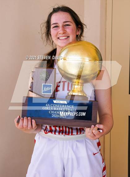 Thumbnail 3 in Salpointe Catholic vs. Seton Catholic (AIA 4A Final - Awards) photogallery.