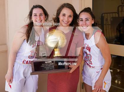 Thumbnail 2 in Salpointe Catholic vs. Seton Catholic (AIA 4A Final - Awards) photogallery.