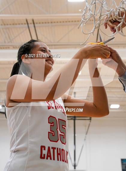 Thumbnail 3 in Salpointe Catholic vs. Seton Catholic (AIA 4A Final - Awards) photogallery.