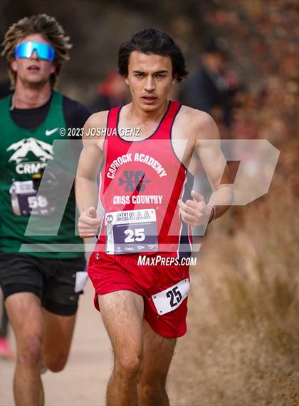 Thumbnail 2 in CHSAA 2A Cross Country Final photogallery.