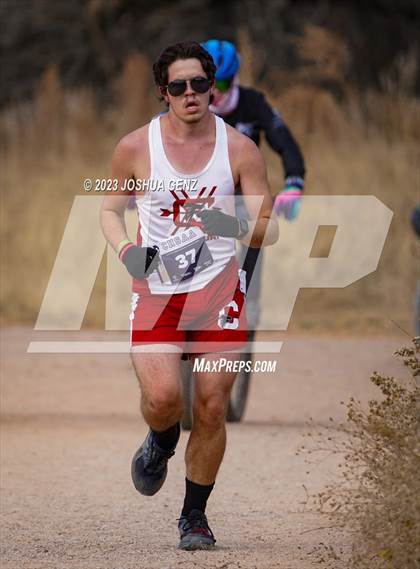 Thumbnail 2 in CHSAA 2A Cross Country Final photogallery.