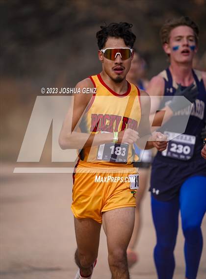 Thumbnail 2 in CHSAA 2A Cross Country Final photogallery.
