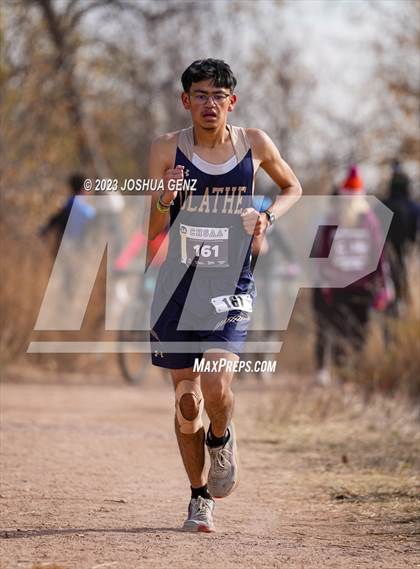 Thumbnail 2 in CHSAA 2A Cross Country Final photogallery.