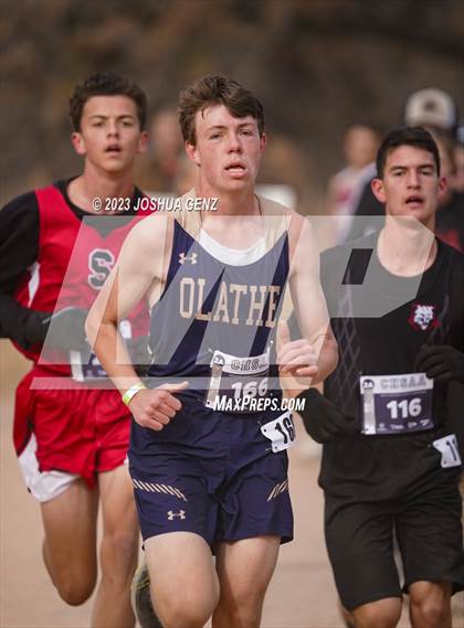 Thumbnail 2 in CHSAA 2A Cross Country Final photogallery.