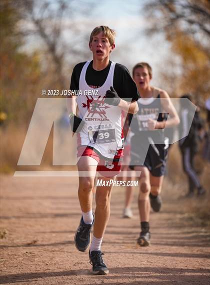 Thumbnail 1 in CHSAA 2A Cross Country Final photogallery.