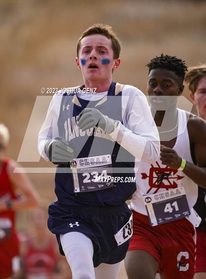 Thumbnail 1 in CHSAA 2A Cross Country Final photogallery.