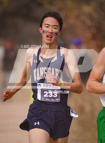 Thumbnail 1 in CHSAA 2A Cross Country Final photogallery.