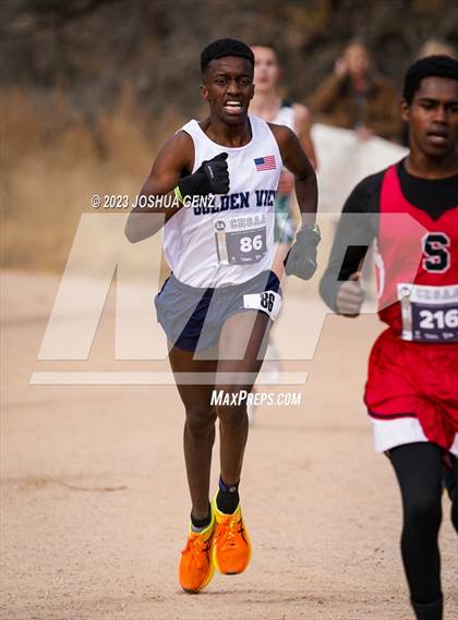 Thumbnail 3 in CHSAA 2A Cross Country Final photogallery.