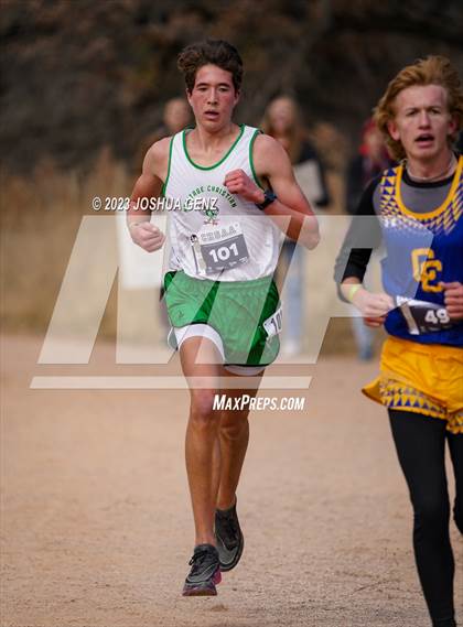Thumbnail 1 in CHSAA 2A Cross Country Final photogallery.