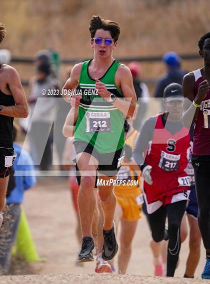 Thumbnail 1 in CHSAA 2A Cross Country Final photogallery.