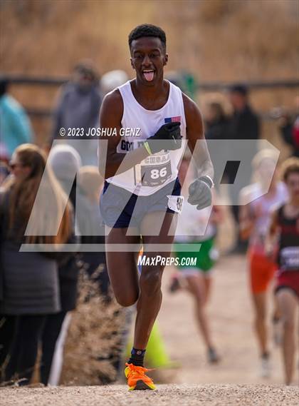 Thumbnail 1 in CHSAA 2A Cross Country Final photogallery.