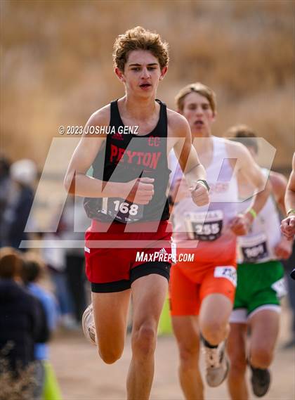 Thumbnail 1 in CHSAA 2A Cross Country Final photogallery.