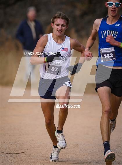 Thumbnail 2 in CHSAA 2A Cross Country Final photogallery.