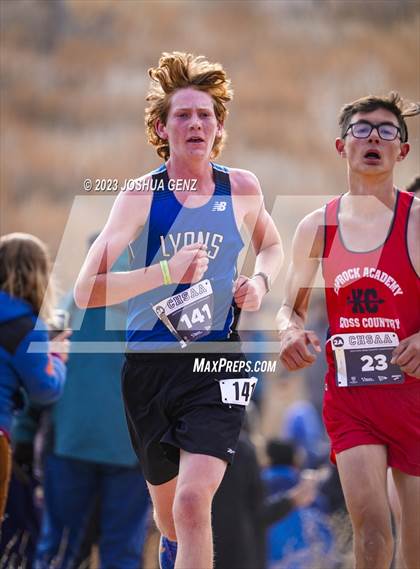 Thumbnail 2 in CHSAA 2A Cross Country Final photogallery.