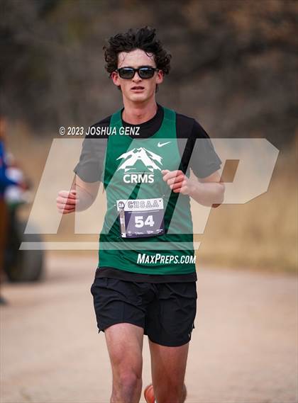 Thumbnail 1 in CHSAA 2A Cross Country Final photogallery.
