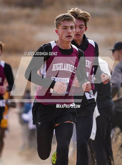 Thumbnail 2 in CHSAA 2A Cross Country Final photogallery.