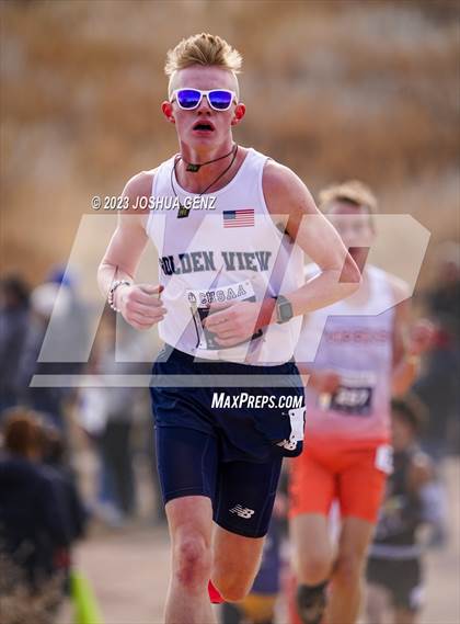 Thumbnail 1 in CHSAA 2A Cross Country Final photogallery.