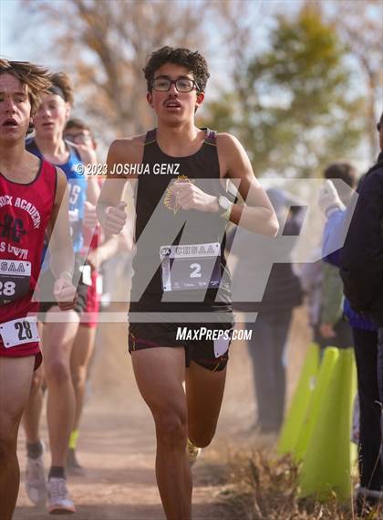 Thumbnail 1 in CHSAA 2A Cross Country Final photogallery.