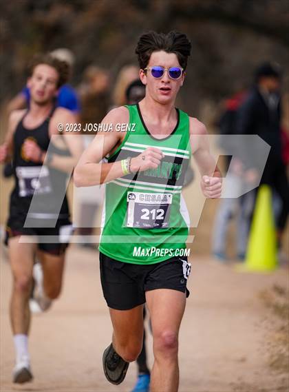 Thumbnail 1 in CHSAA 2A Cross Country Final photogallery.