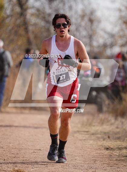 Thumbnail 1 in CHSAA 2A Cross Country Final photogallery.