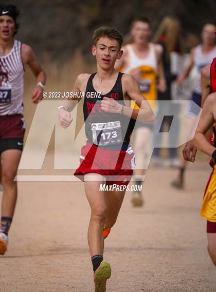 Thumbnail 2 in CHSAA 2A Cross Country Final photogallery.