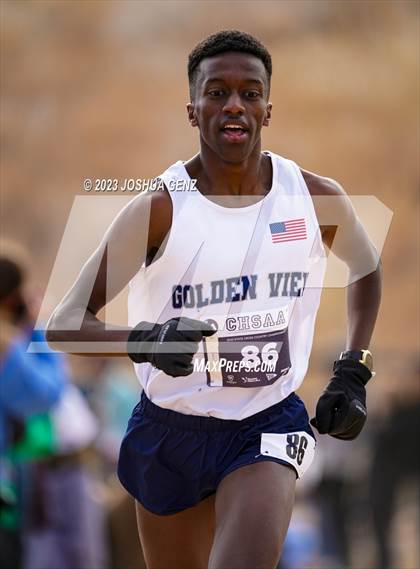 Thumbnail 3 in CHSAA 2A Cross Country Final photogallery.