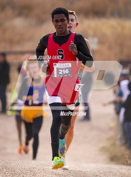 Thumbnail 1 in CHSAA 2A Cross Country Final photogallery.
