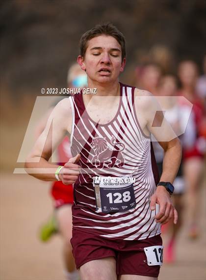 Thumbnail 1 in CHSAA 2A Cross Country Final photogallery.