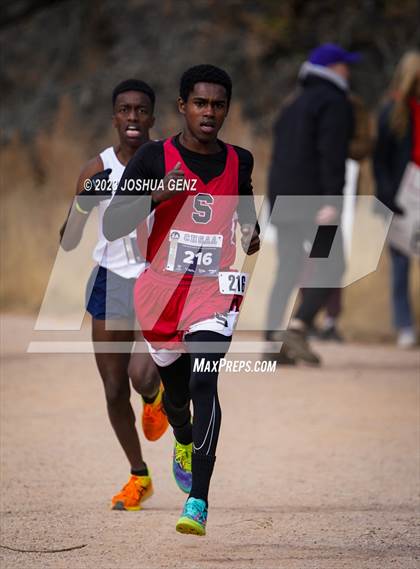 Thumbnail 2 in CHSAA 2A Cross Country Final photogallery.