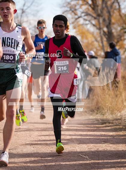 Thumbnail 1 in CHSAA 2A Cross Country Final photogallery.