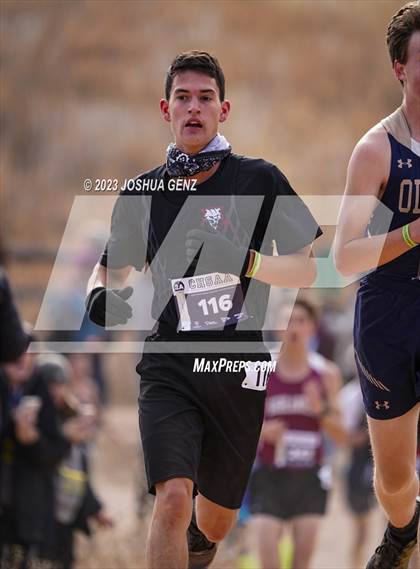 Thumbnail 2 in CHSAA 2A Cross Country Final photogallery.