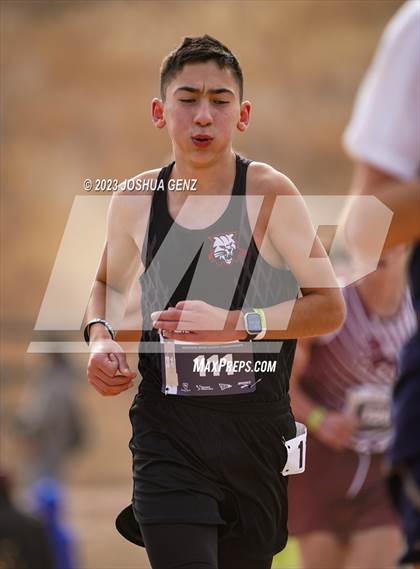 Thumbnail 2 in CHSAA 2A Cross Country Final photogallery.