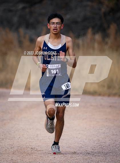 Thumbnail 2 in CHSAA 2A Cross Country Final photogallery.