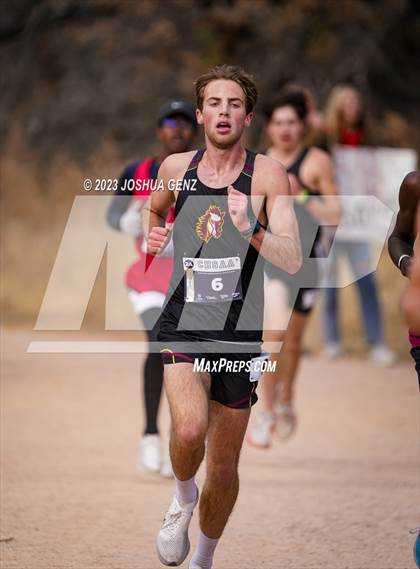 Thumbnail 2 in CHSAA 2A Cross Country Final photogallery.