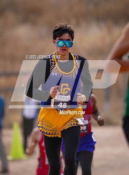 Thumbnail 2 in CHSAA 2A Cross Country Final photogallery.
